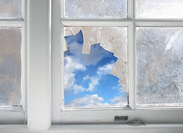 窓のガラスのトラブル